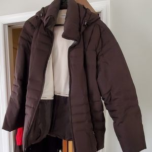Women's 1x brown coat